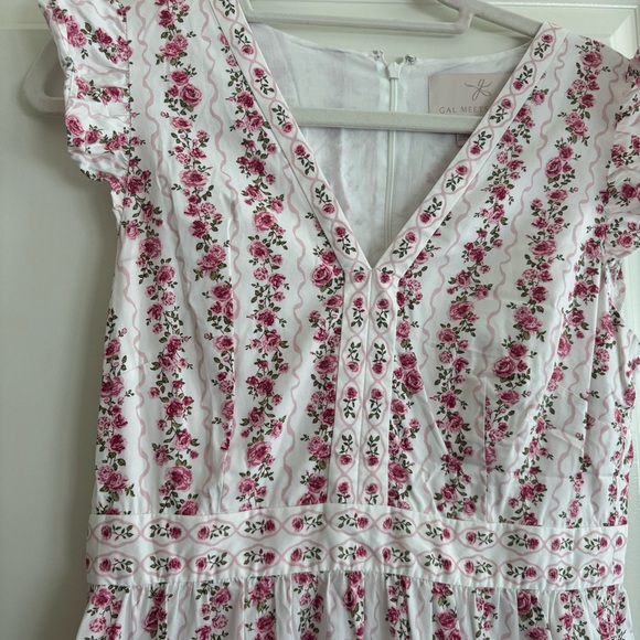 Vintage Gal Meets Glam Rose Trellis Maxi - Picture 6 of 7